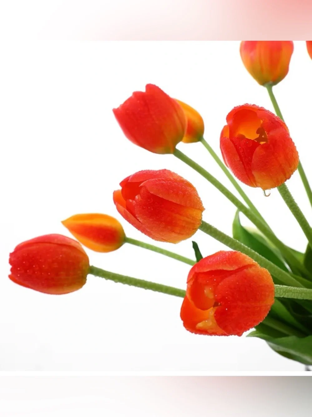 Fake Tulips Artificial Flowers Realistic Touch. 20 pcs New in package